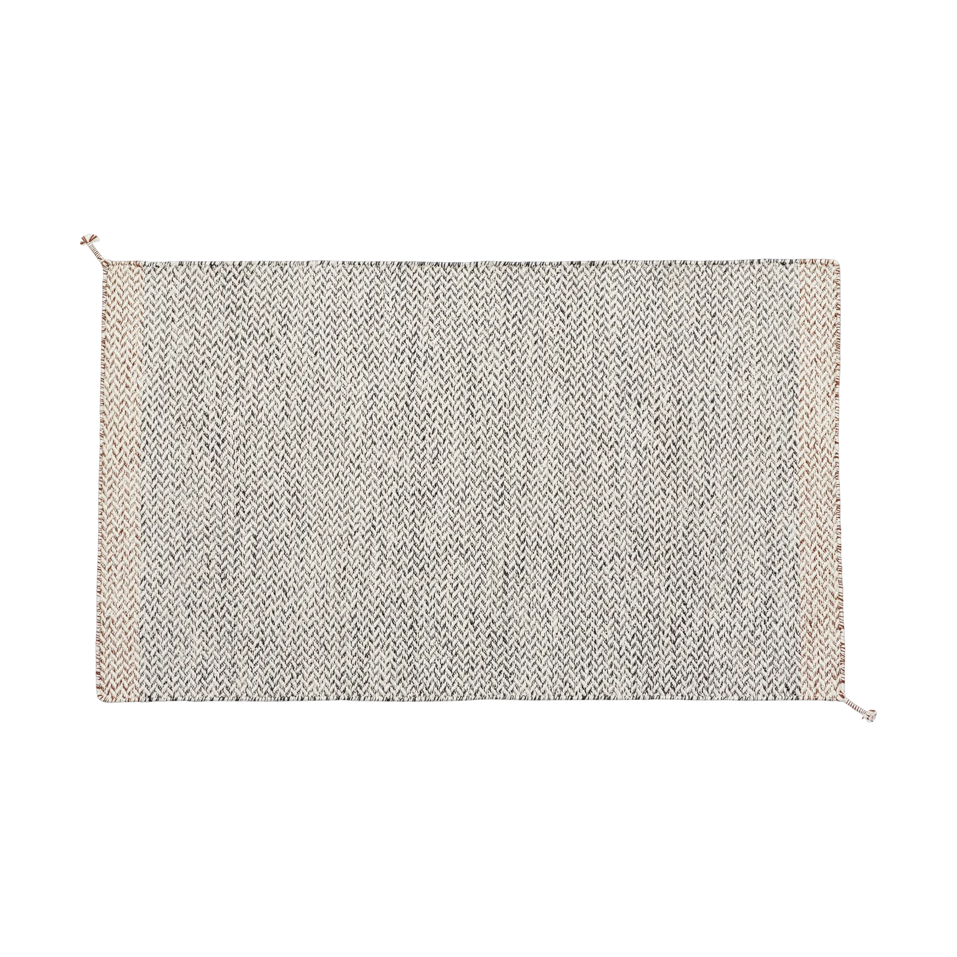 Ply teppe 85x140 cm, Black-white Muuto