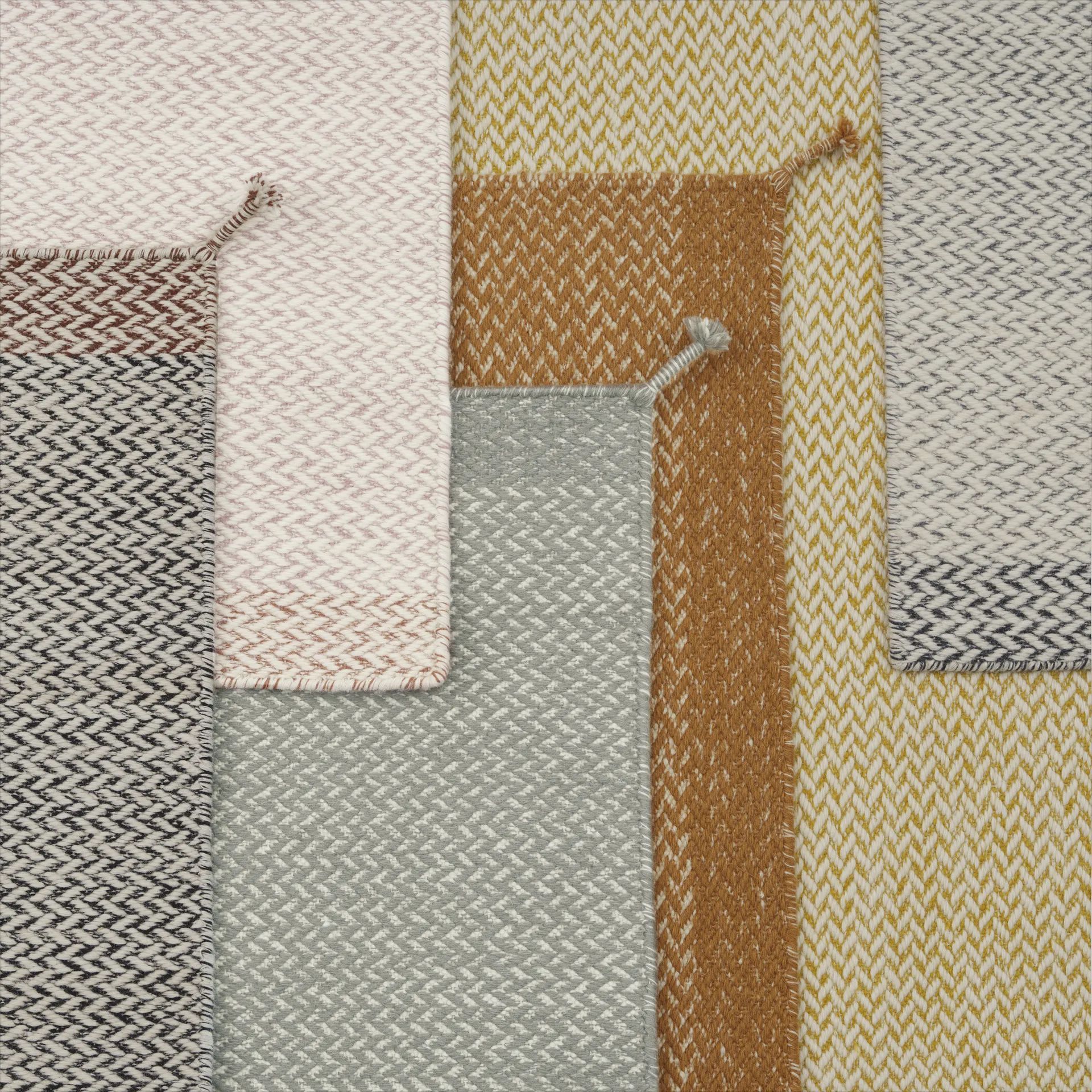 Ply ullteppe 170x240 cm, Light Rose Muuto