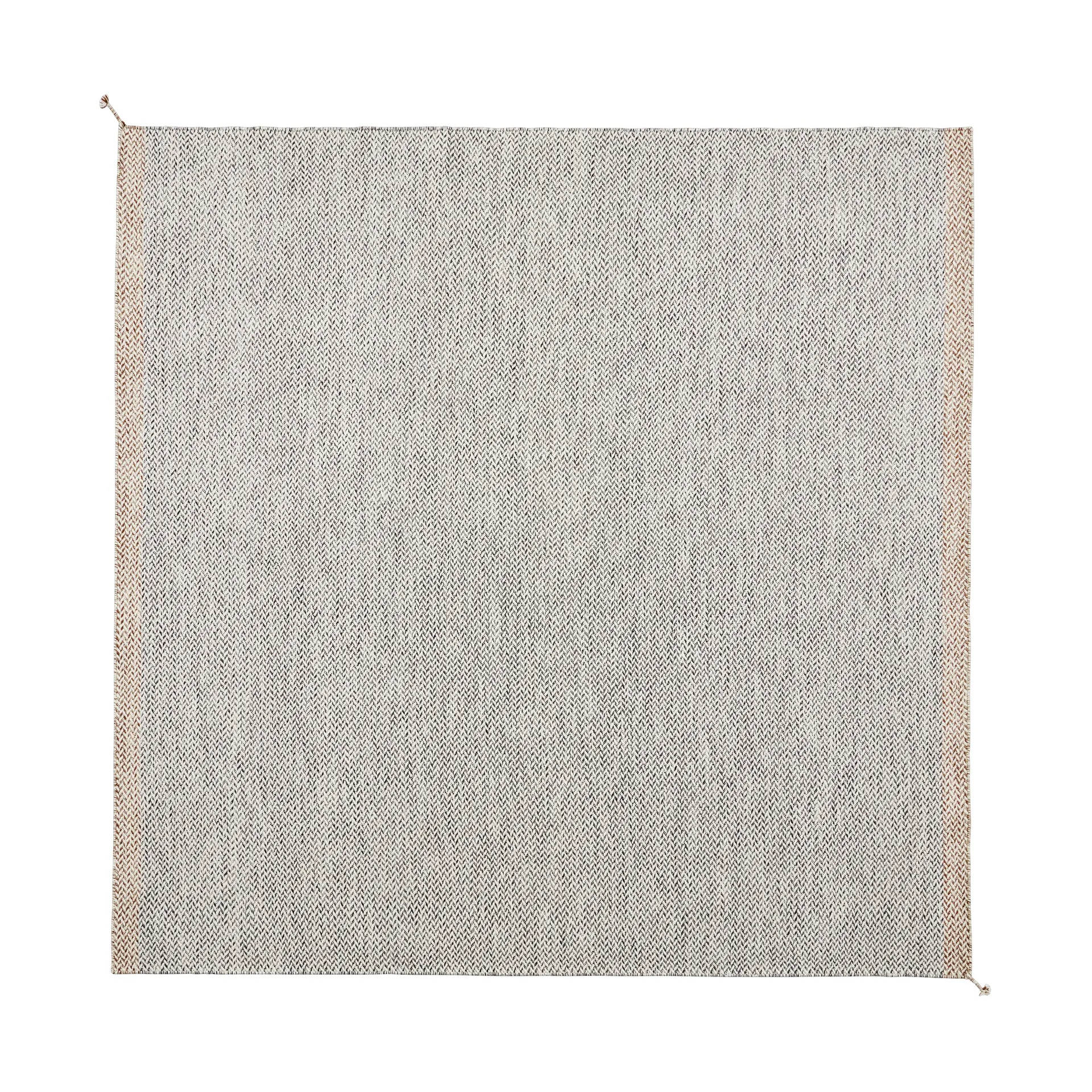 Ply ullteppe 240x240 cm, Black-white Muuto
