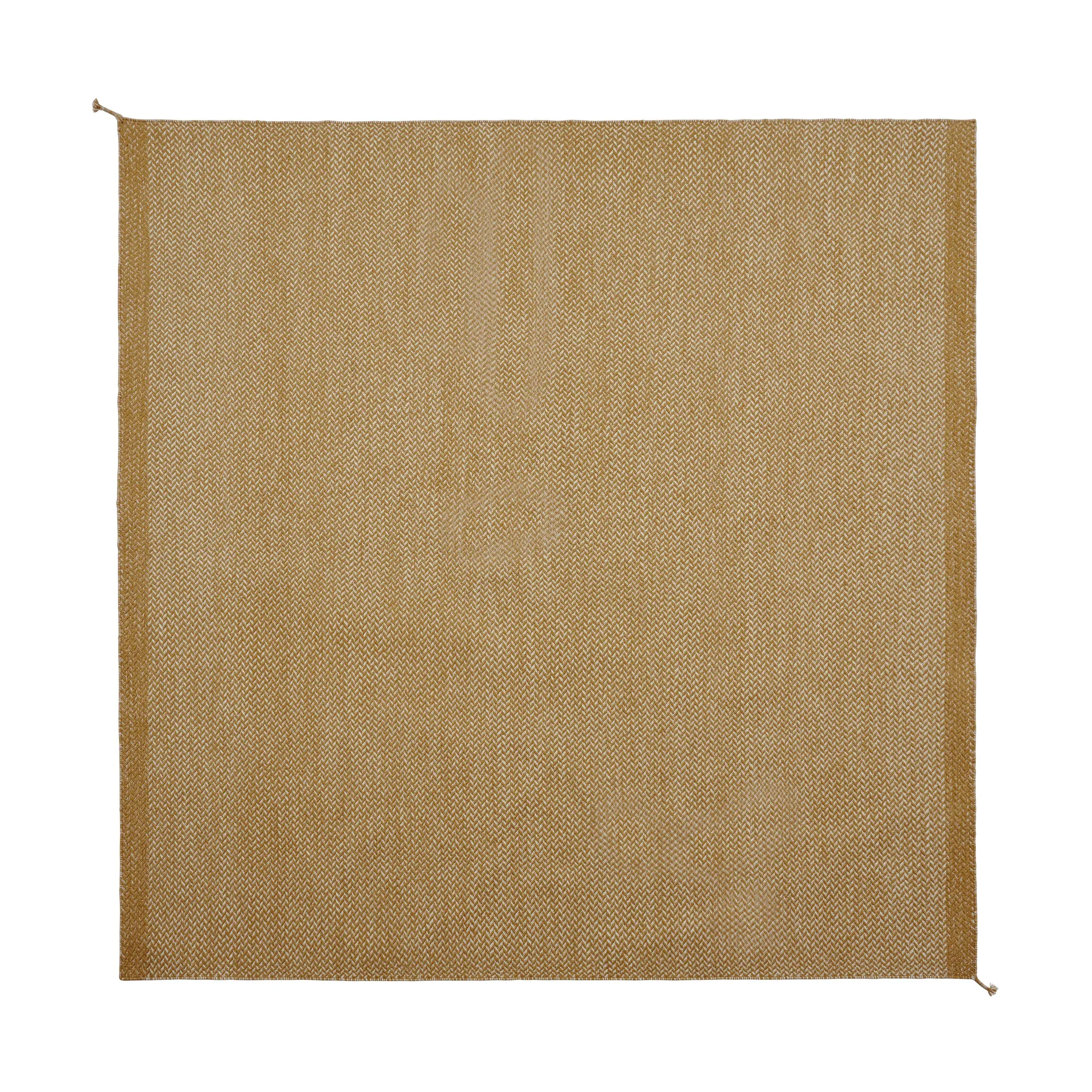 Ply ullteppe 240x240 cm, Burnt orange Muuto