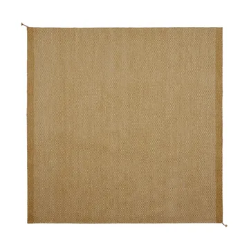 Ply ullteppe 240x240 cm - Burnt orange - Muuto