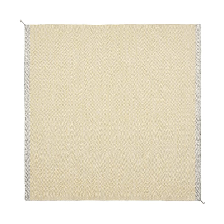 Ply ullteppe 240x240 cm - Yellow - Muuto