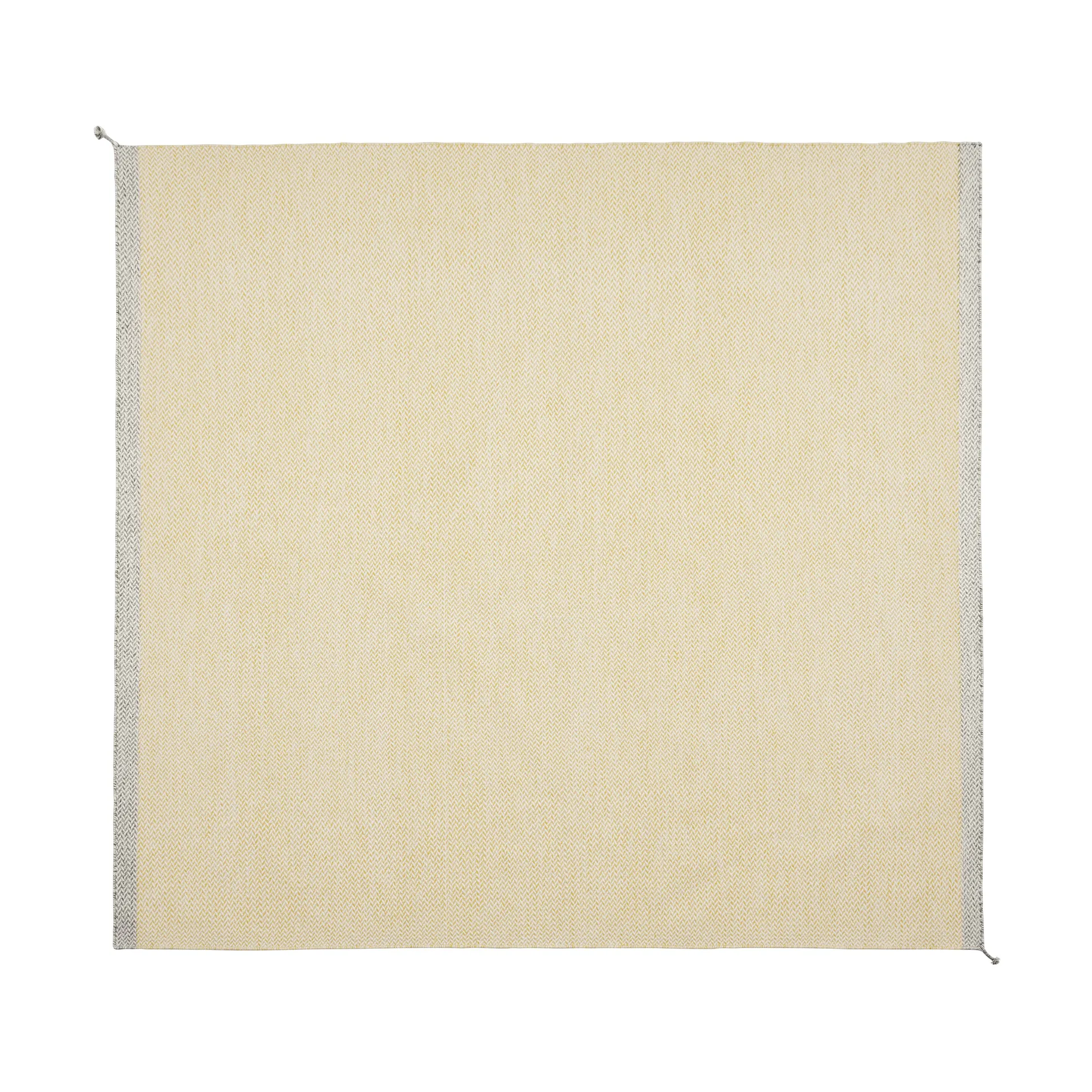 Ply ullteppe 280x280 cm, Yellow Muuto