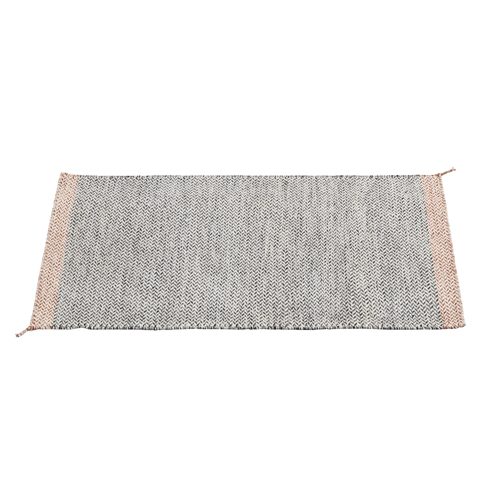 Ply ullteppe 85x140 cm, svart-hvit Muuto