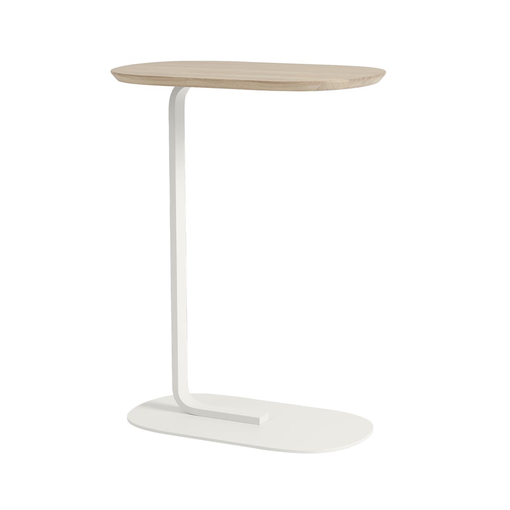 Bilde av Muuto Relate sidebord H: 735 cm Solid oak-Off white