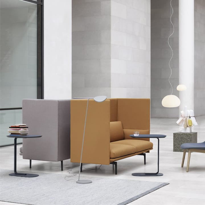 Relate sidebord H: 73,5 cm, Solid oak-Off white  Muuto