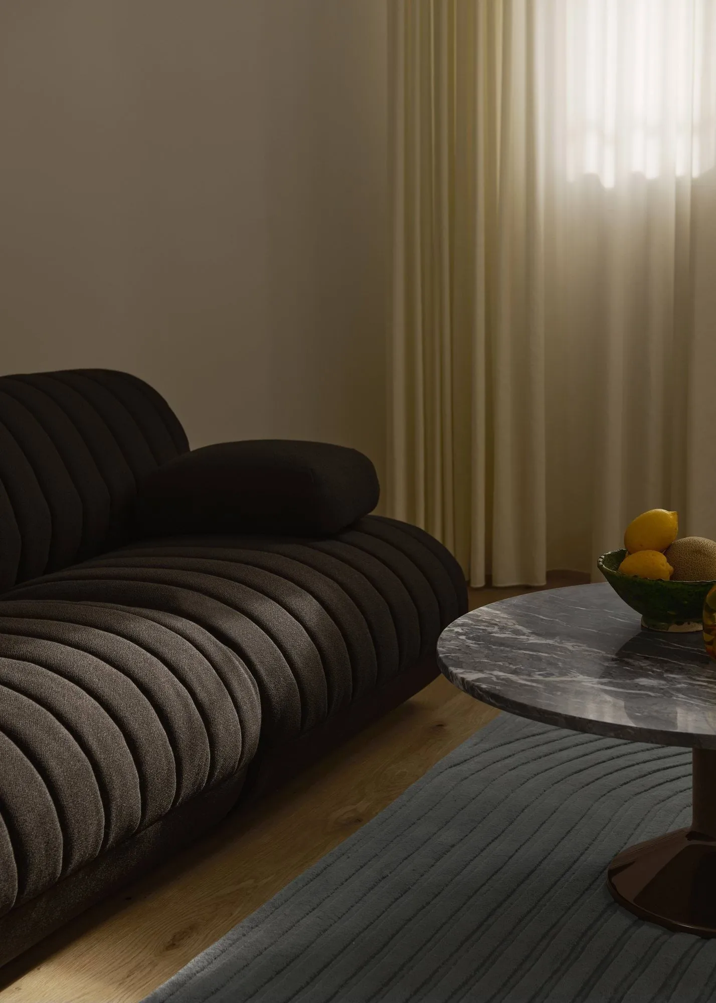 Relevo Rug Quattro ullteppe, Dark green, 170x240 cm Muuto