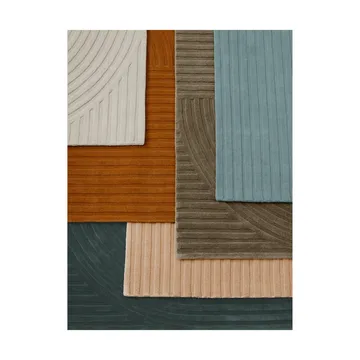 Relevo Rug Quattro ullteppe - Light rose, 170x240 cm - Muuto