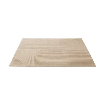 Relevo Rug Quattro ullteppe - Light rose, 200x300 cm - Muuto