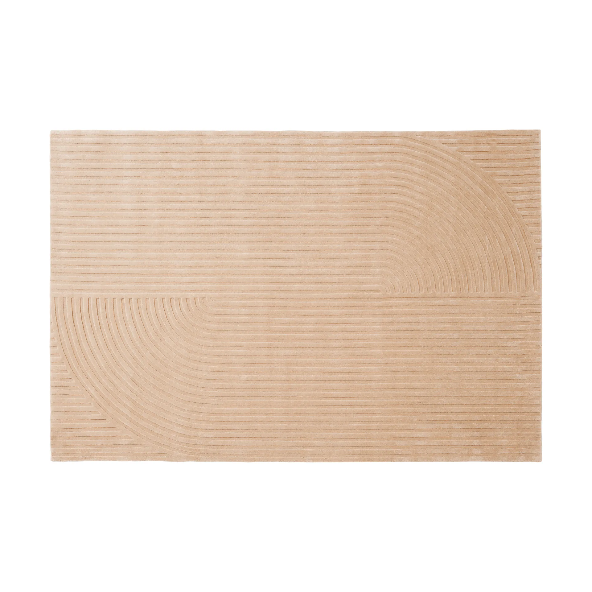 Relevo Rug Quattro ullteppe, Lys rosa, 200x300 cm Muuto