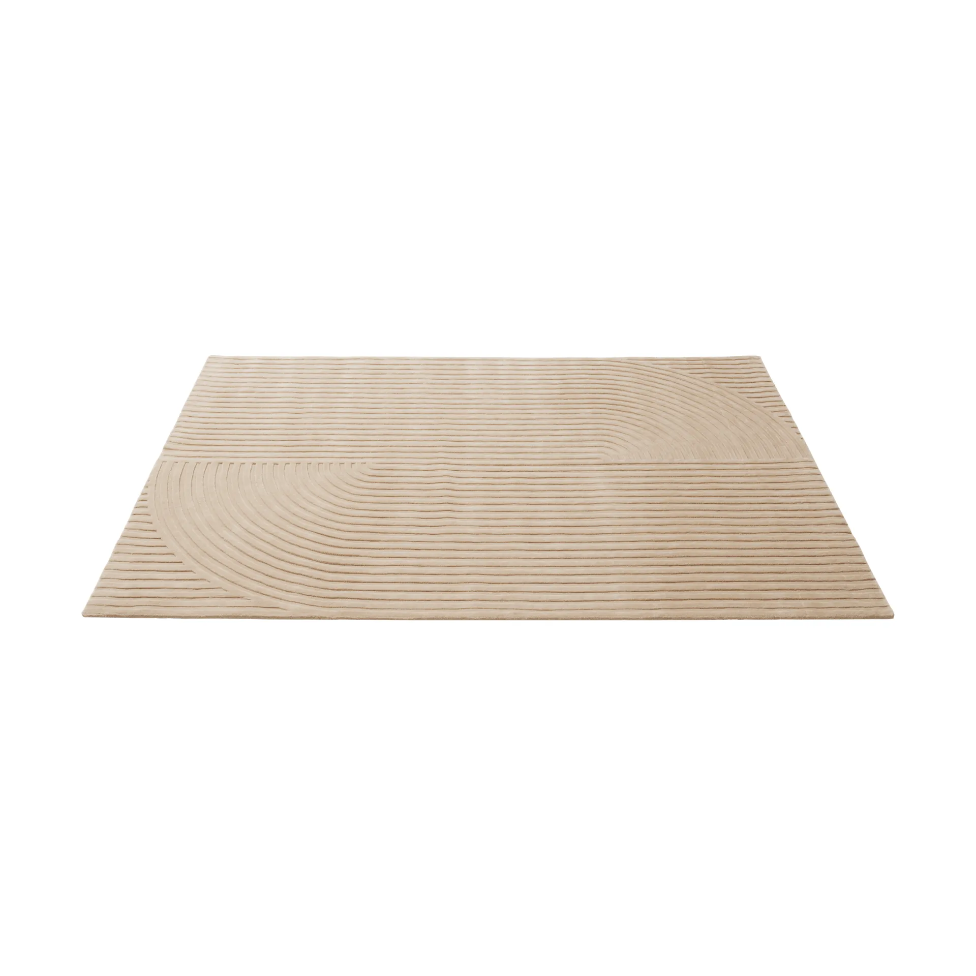 Relevo Rug Quattro ullteppe, Lys rosa, 200x300 cm Muuto