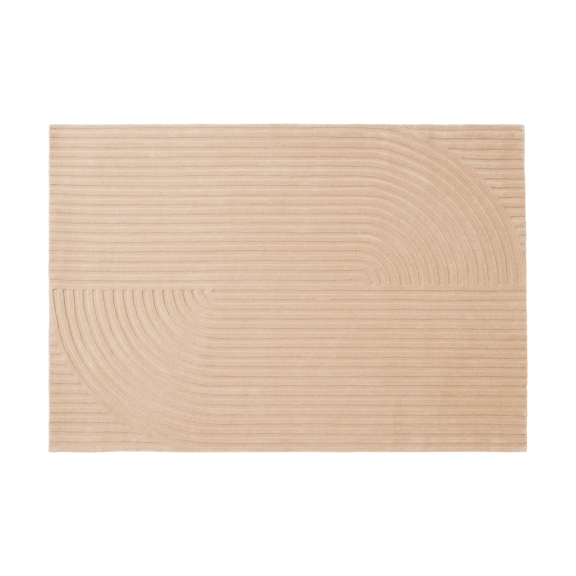 Relevo Rug Quattro ullteppe, Lyserosa, 170x240 cm Muuto