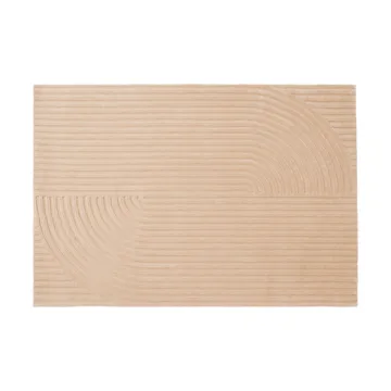 Relevo Rug Quattro ullteppe - Lyserosa, 170x240 cm - Muuto