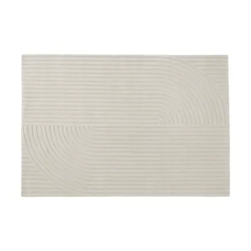 Relevo Rug Quattro ullteppe - Off white, 170x240 cm - Muuto