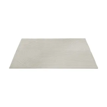 Relevo Rug Quattro ullteppe - Off white, 170x240 cm - Muuto