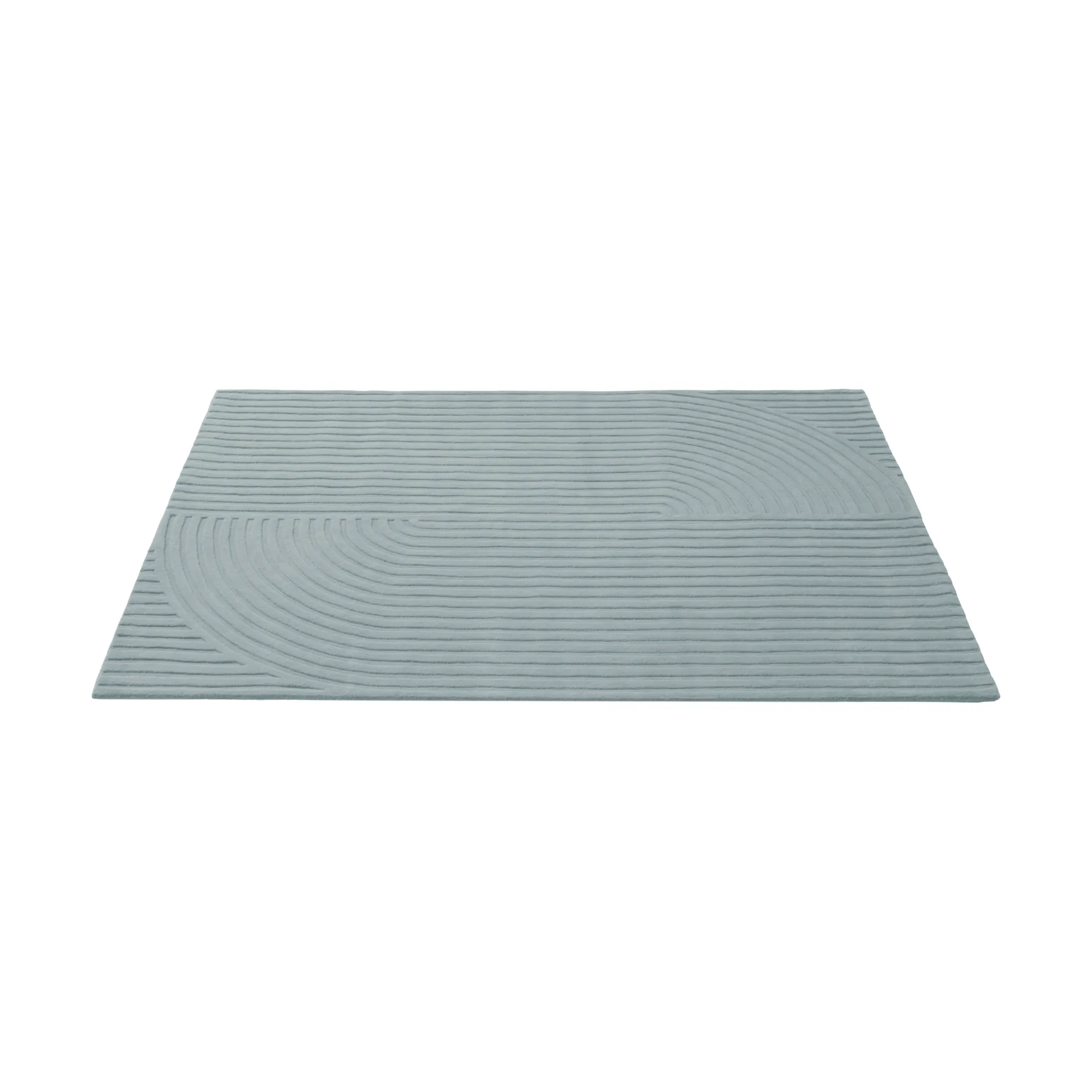 Relevo Rug Quattro ullteppe, Sage green, 170x240 cm Muuto