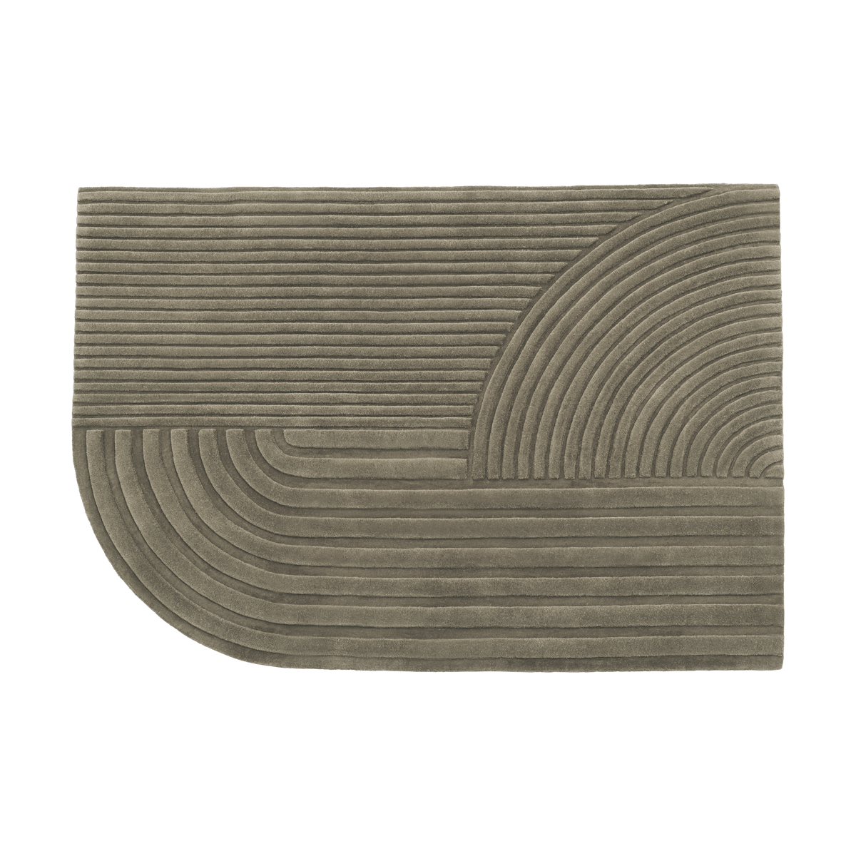 Bilde av Muuto Relevo teppe 170 x 240 cm Taupe