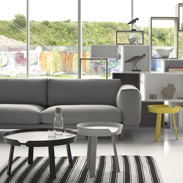 Rest sofa - 2-seter tekstil remix 163 grey, eikeben - Muuto