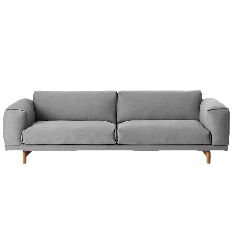Bilde av Muuto Rest sofa 3-seter hallingdal 123 (lysegrå)