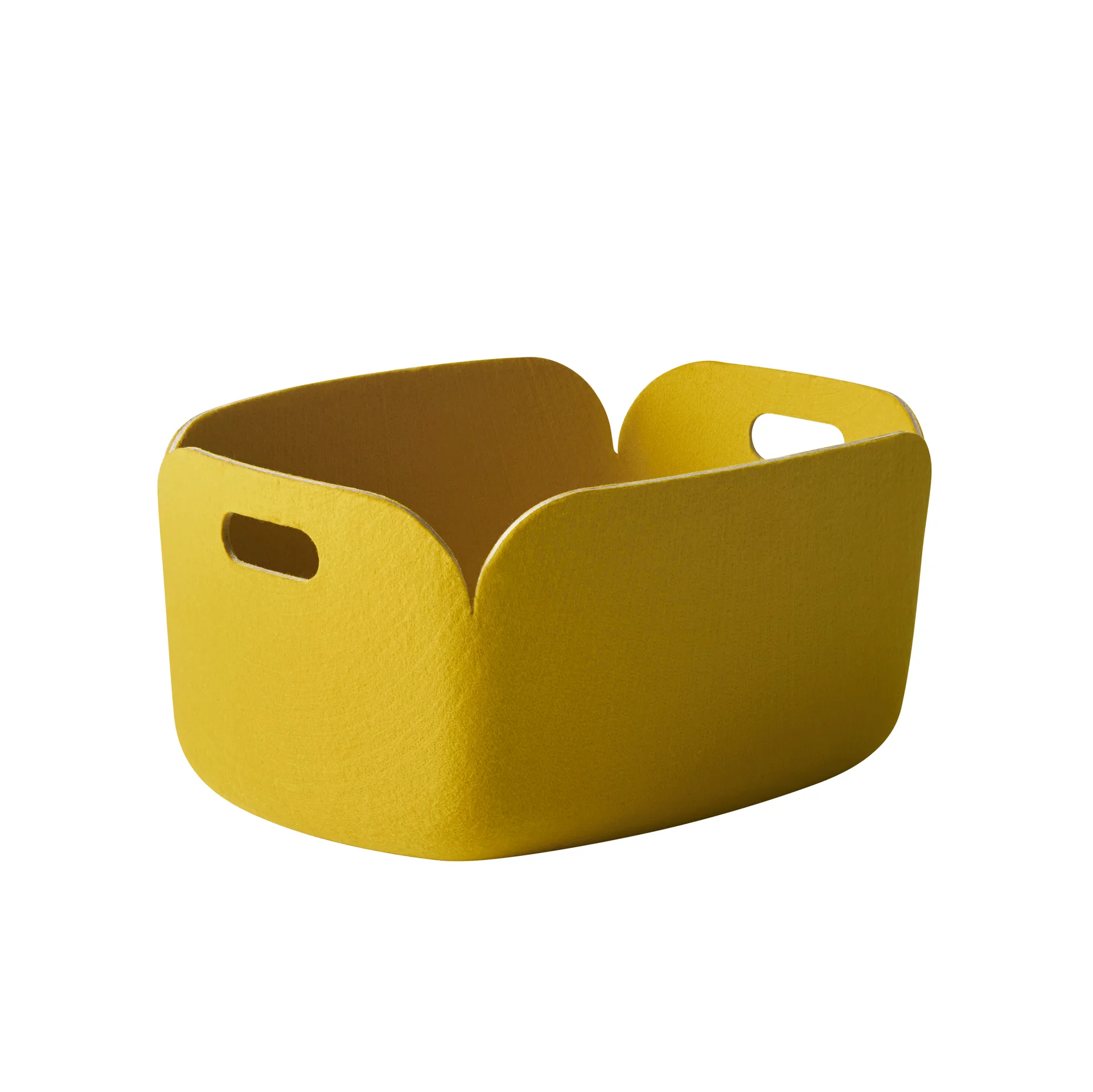 Restore oppbevaringskurv, gul Muuto