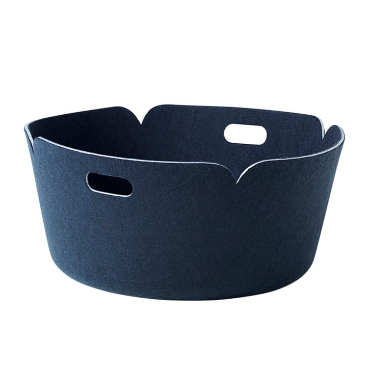 Restore oppbevaringskurv rund - midnight blue - Muuto