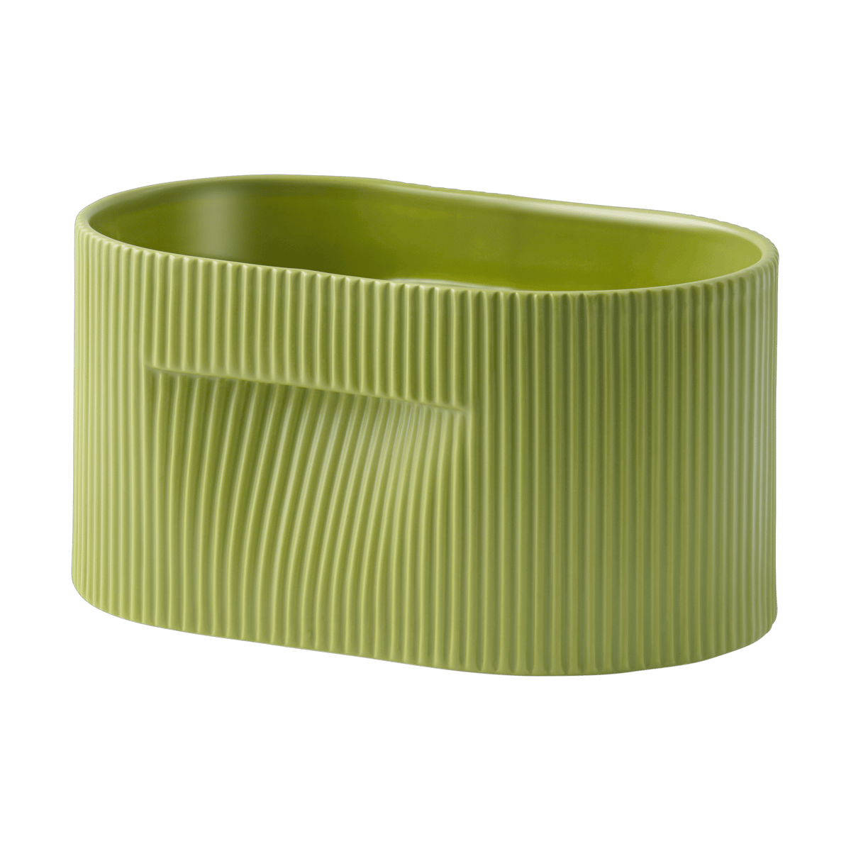 Bilde av Muuto Ridge krukke 13 cm Moss green