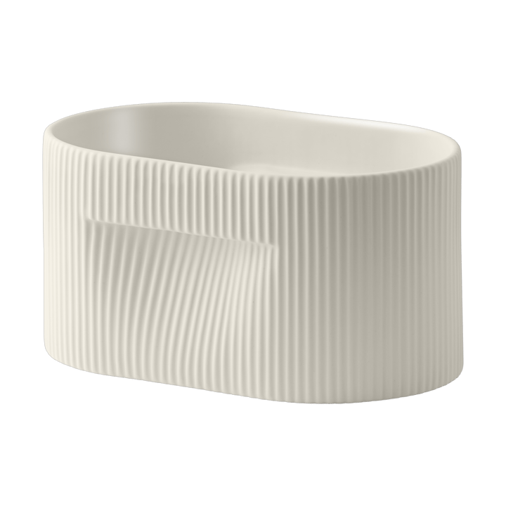 Ridge krukke 13 cm, Off-white Muuto