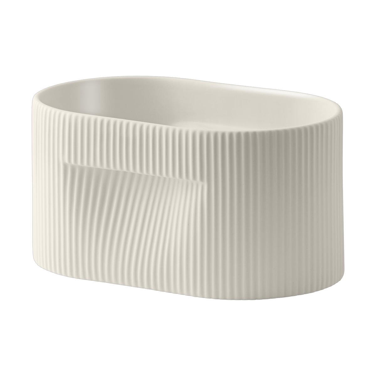 Bilde av Muuto Ridge krukke 13 cm Off-white