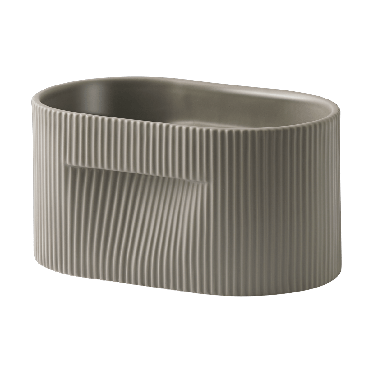 Bilde av Muuto Ridge krukke 13 cm Taupe