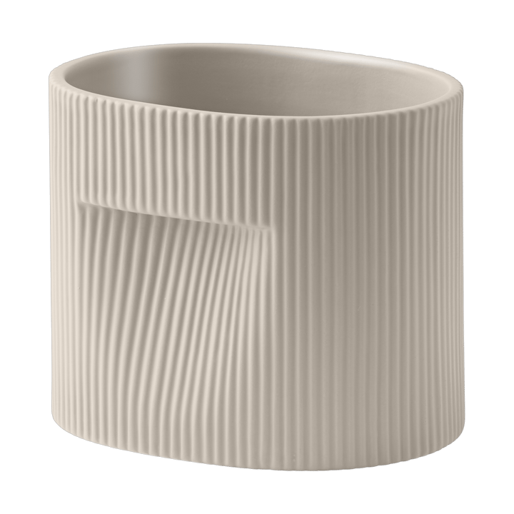 Ridge krukke 15 cm, Beige Muuto