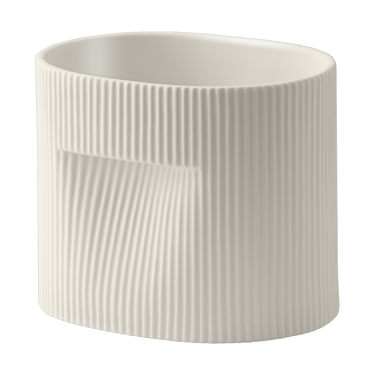 Bilde av Muuto Ridge krukke 15 cm Off-white