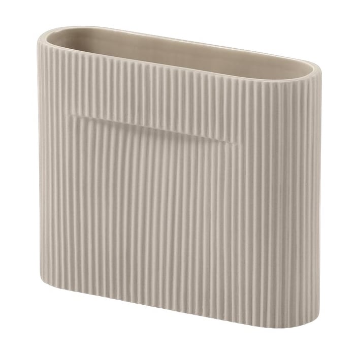 Bilde av Muuto Ridge vase 165 cm Beige