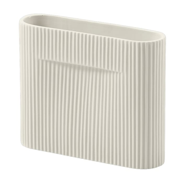 Ridge vase 16,5 cm - Off white - Muuto