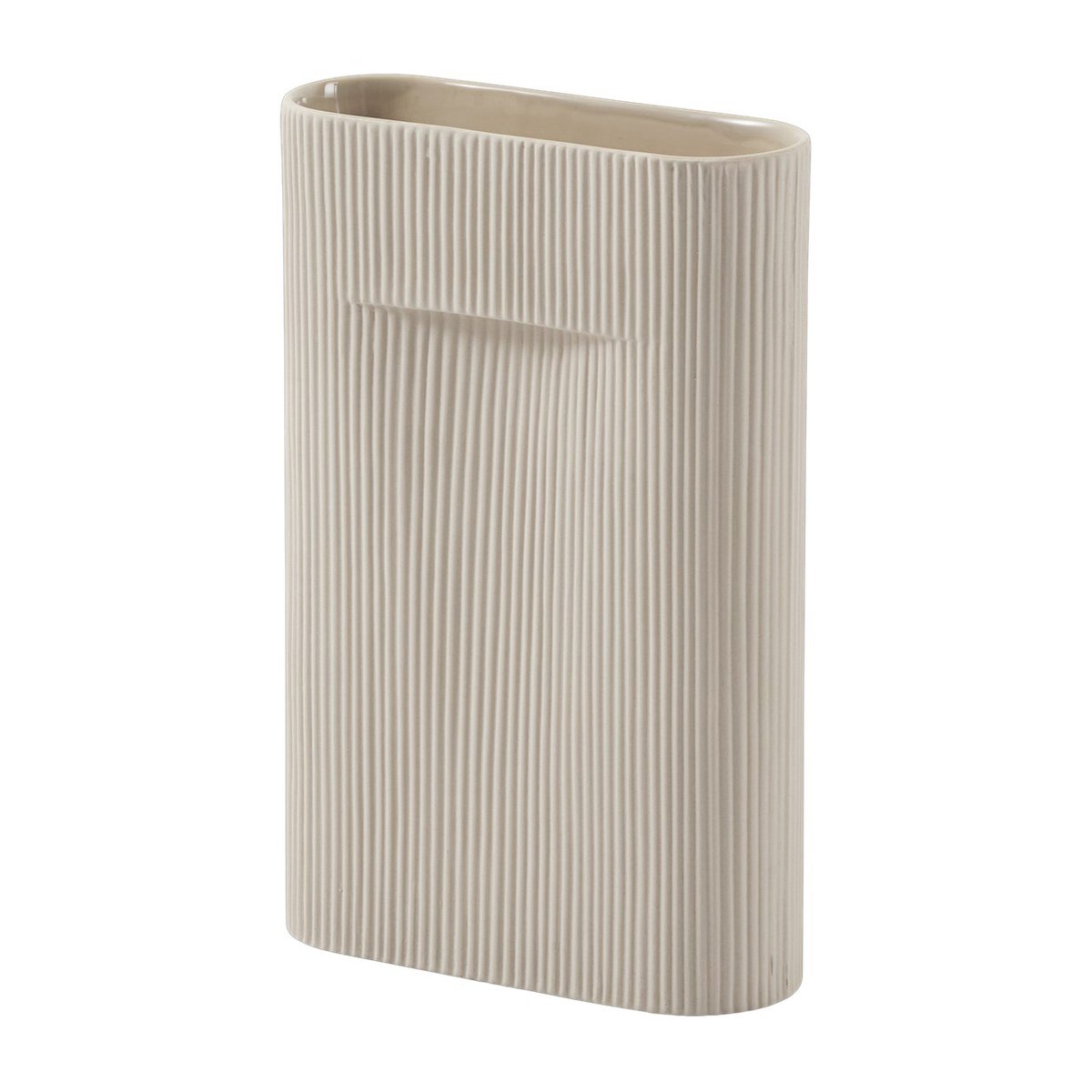 Bilde av Muuto Ridge vase 35 cm Beige