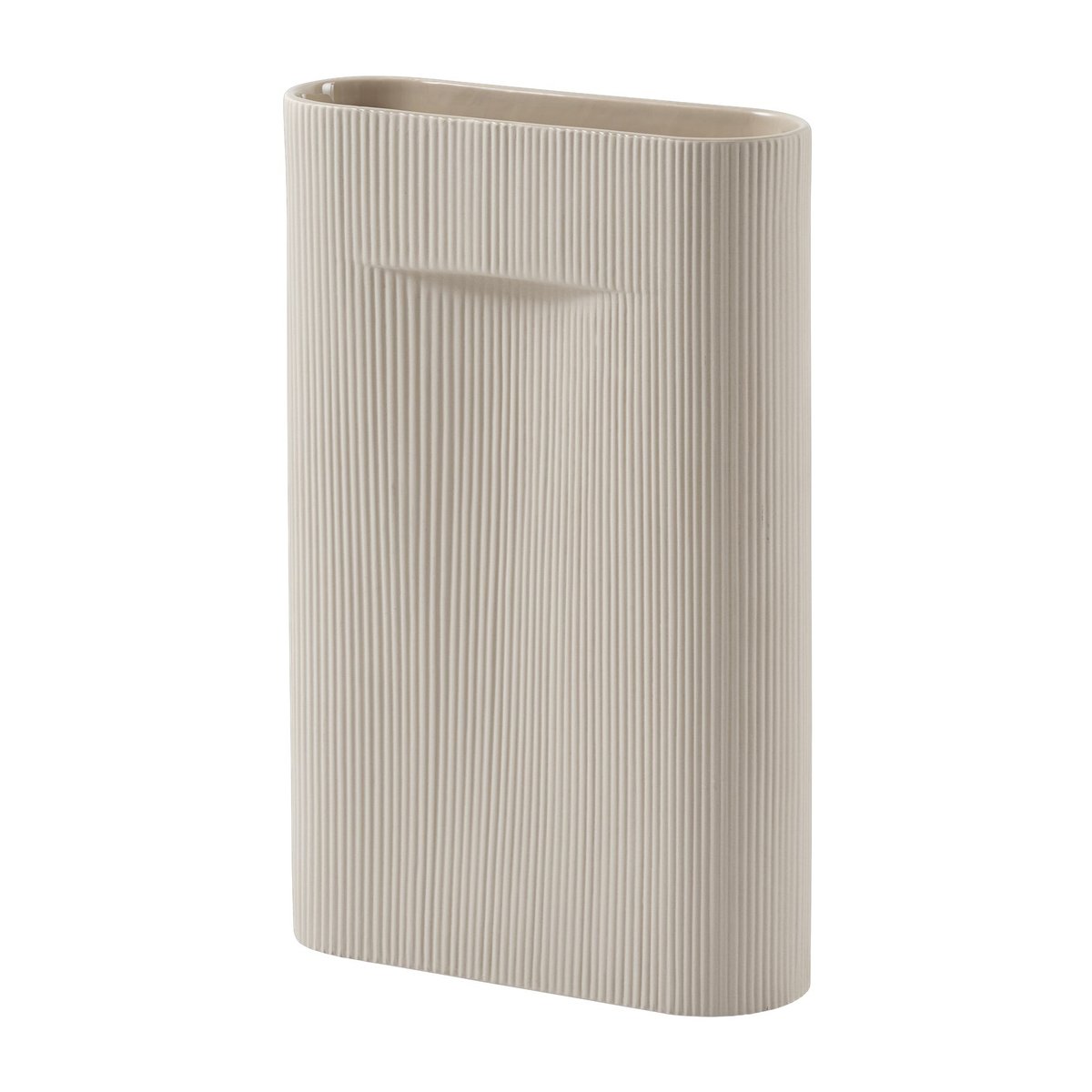 Bilde av Muuto Ridge vase 485 cm Beige