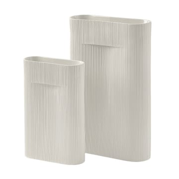 Ridge vase 48,5 cm - Off white - Muuto