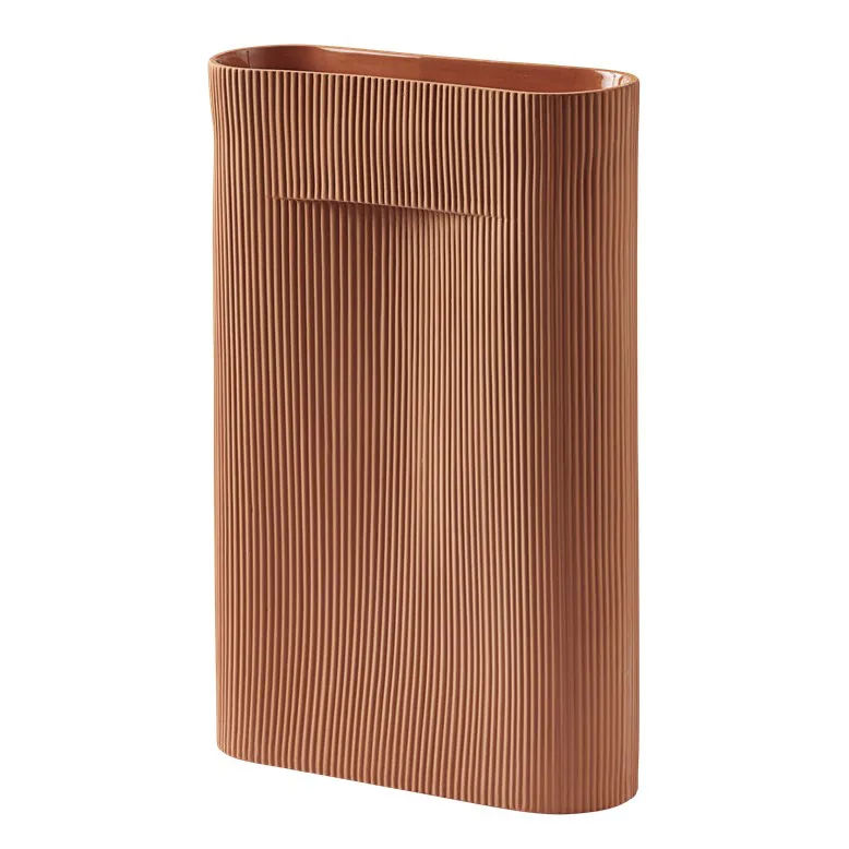 Ridge vase 48,5 cm, Terracotta Muuto