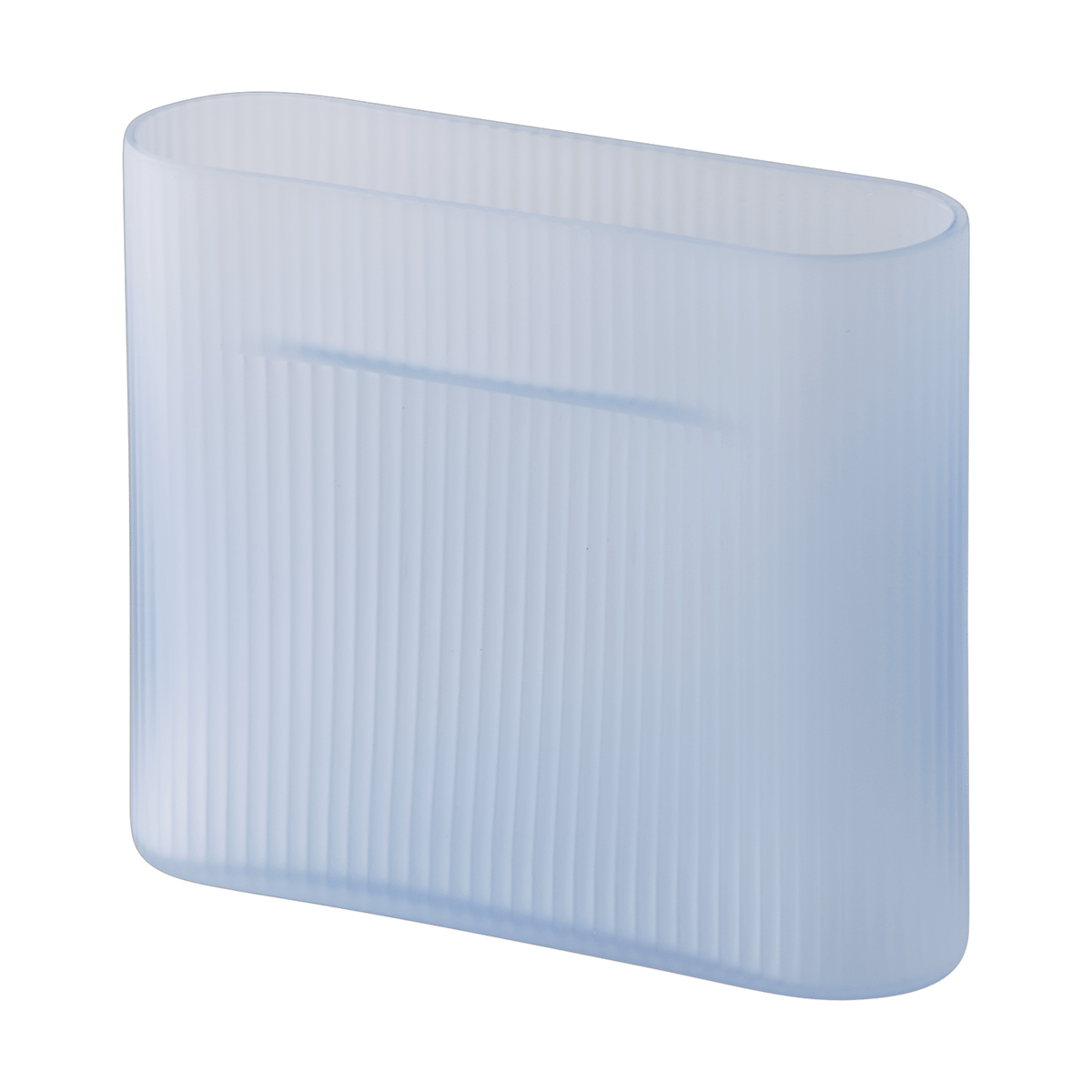 Bilde av Muuto Ridge vase frostat glass 165 cm Light blue