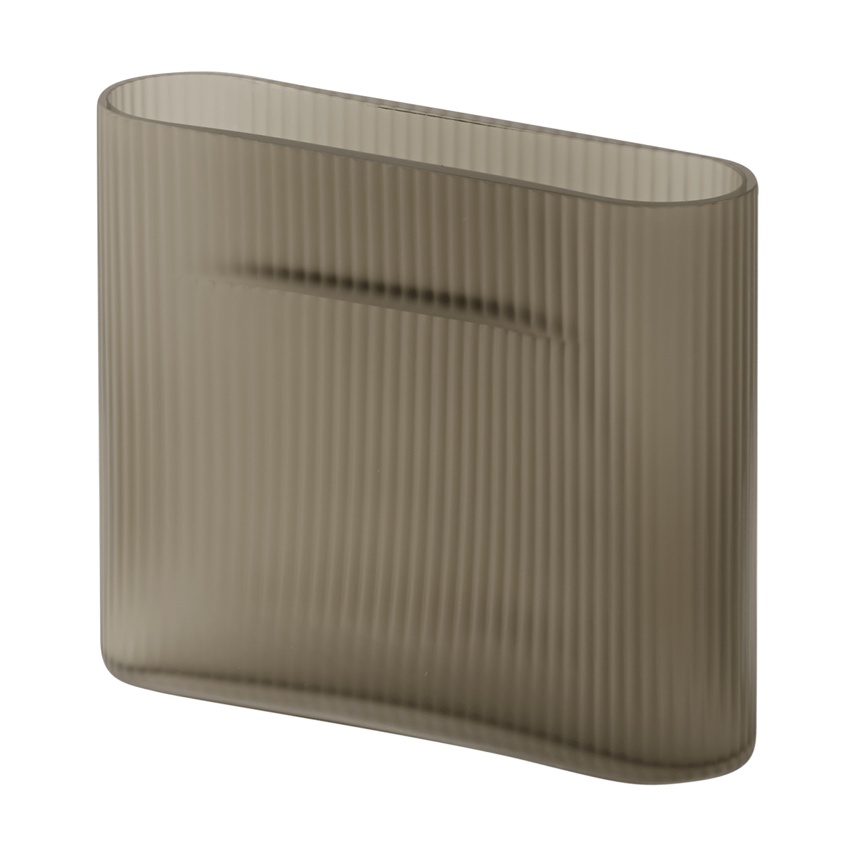 Bilde av Muuto Ridge vase frostat glass 165 cm Taupe