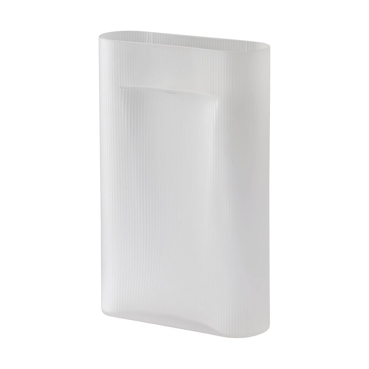 Bilde av Muuto Ridge vase frostat glass 485 cm White