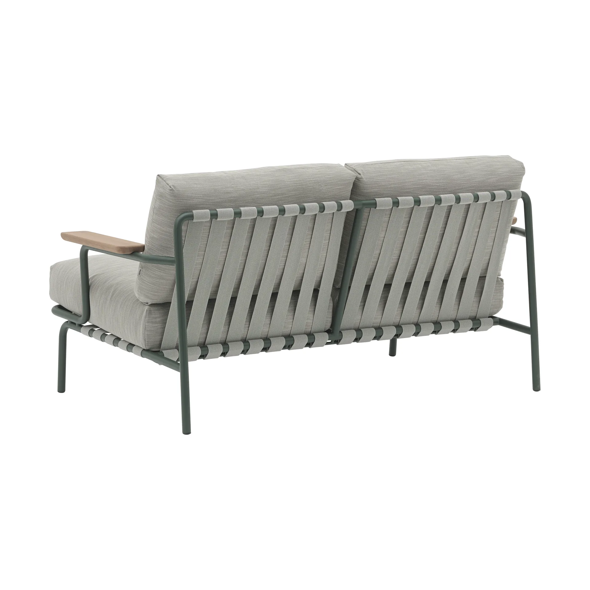 Settle 2-seters sofa, Ribbed Weave 2 Dark green Muuto
