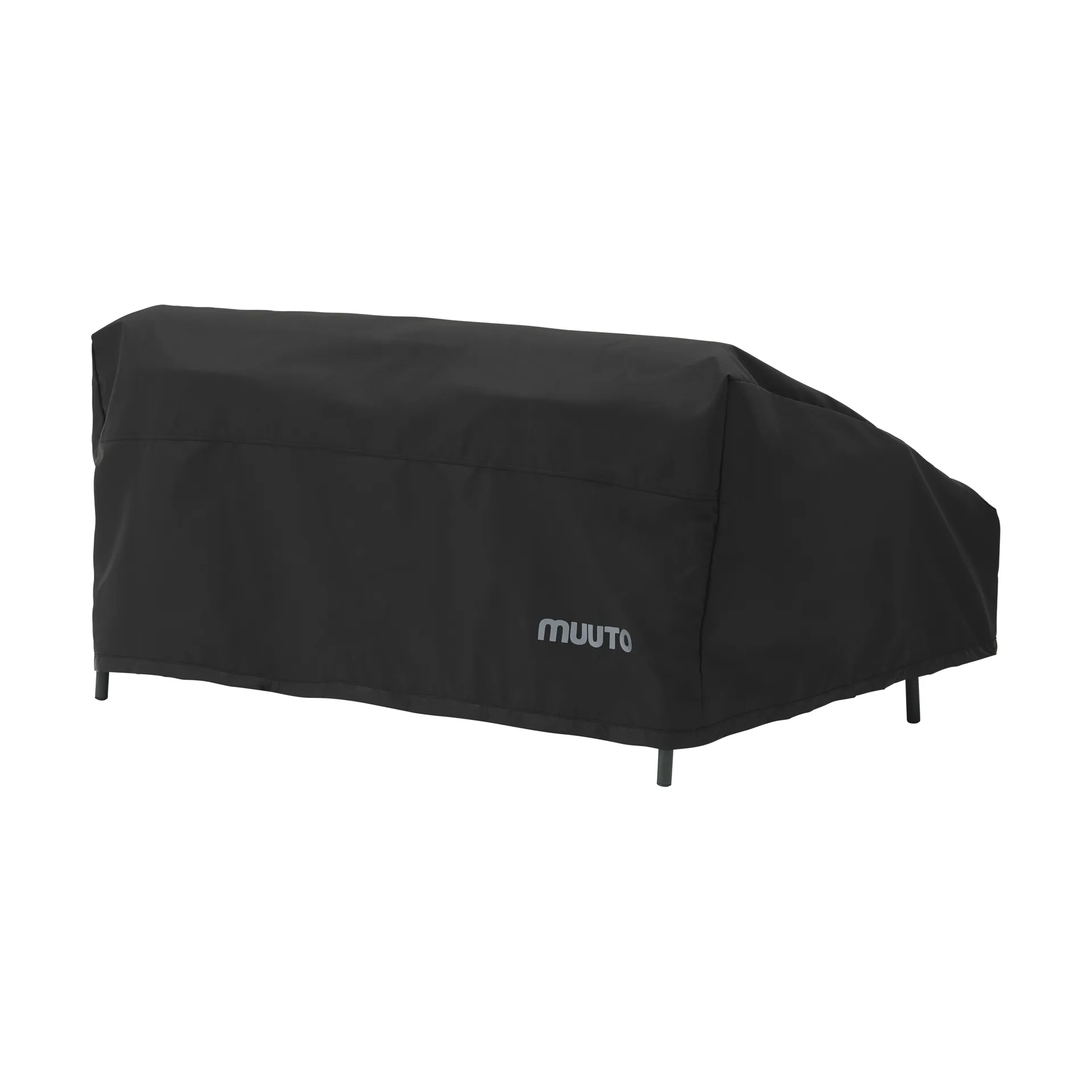 Settle Outdoor beskyttelsestrekk for 2-seters sofa, Black Muuto