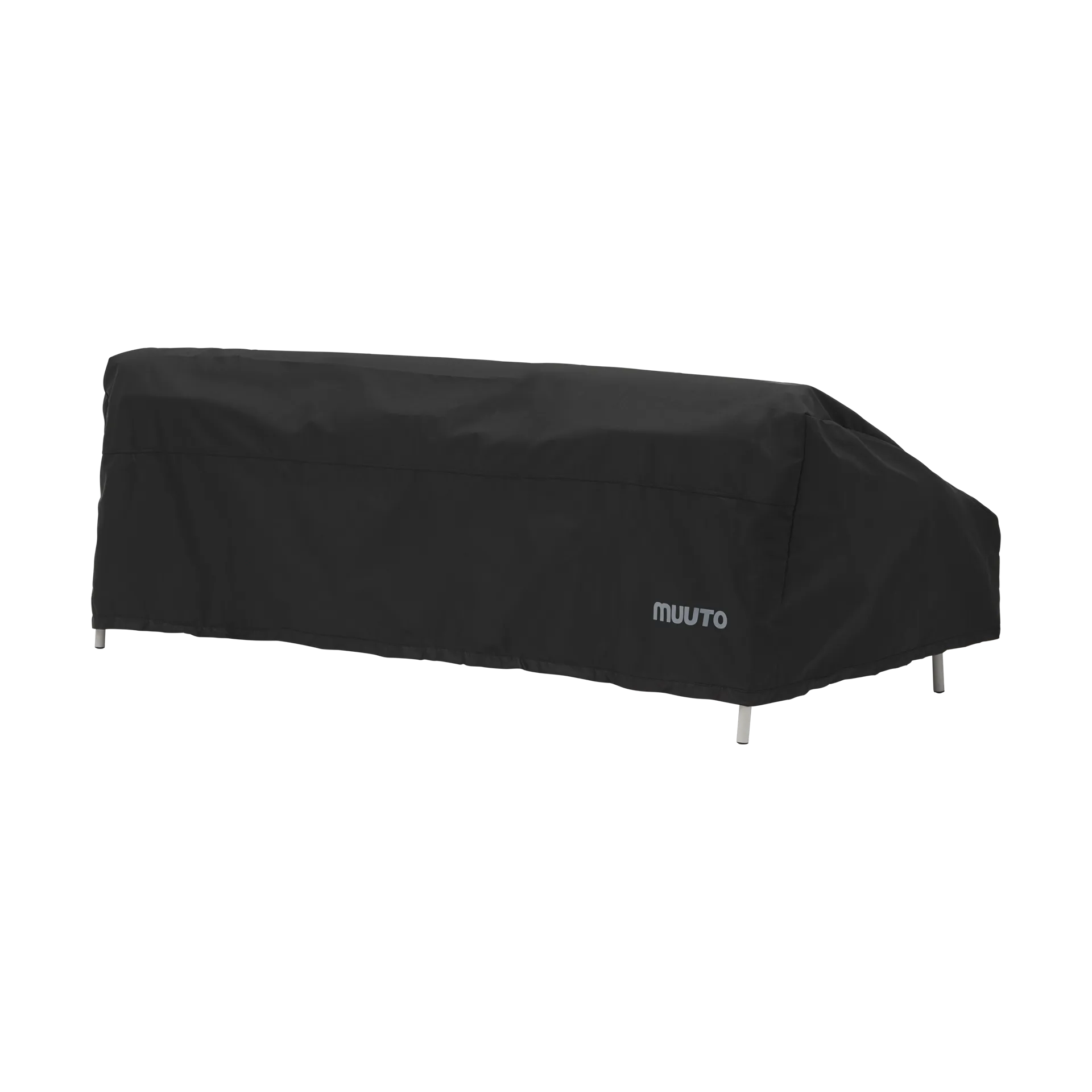 Settle Outdoor beskyttelsestrekk for 3-seters sofa, Black Muuto