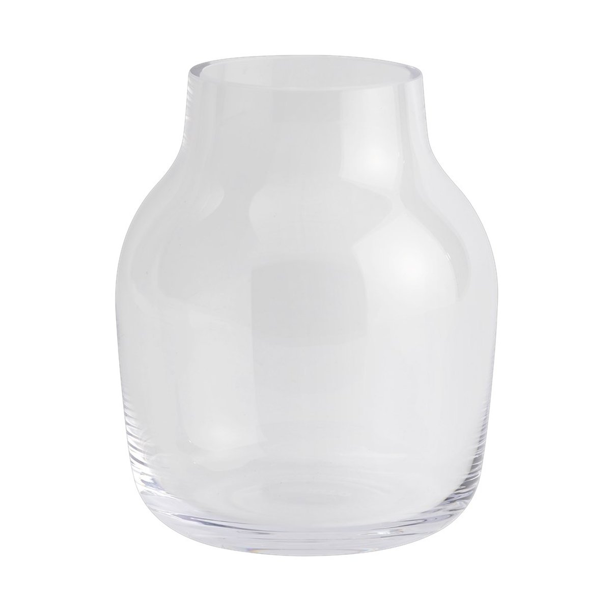 Silent vase Ø 11 cm Clear