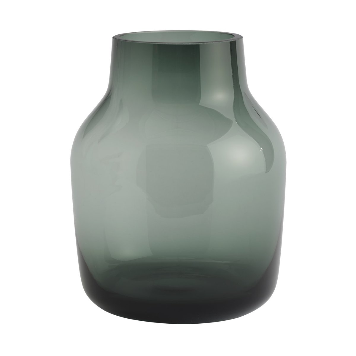 Silent vase Ø 15 cm Dark green