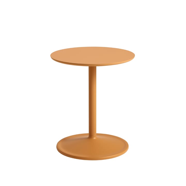 Soft sidebord Ø 41 cm - Orange laminate H: 48 cm - Muuto