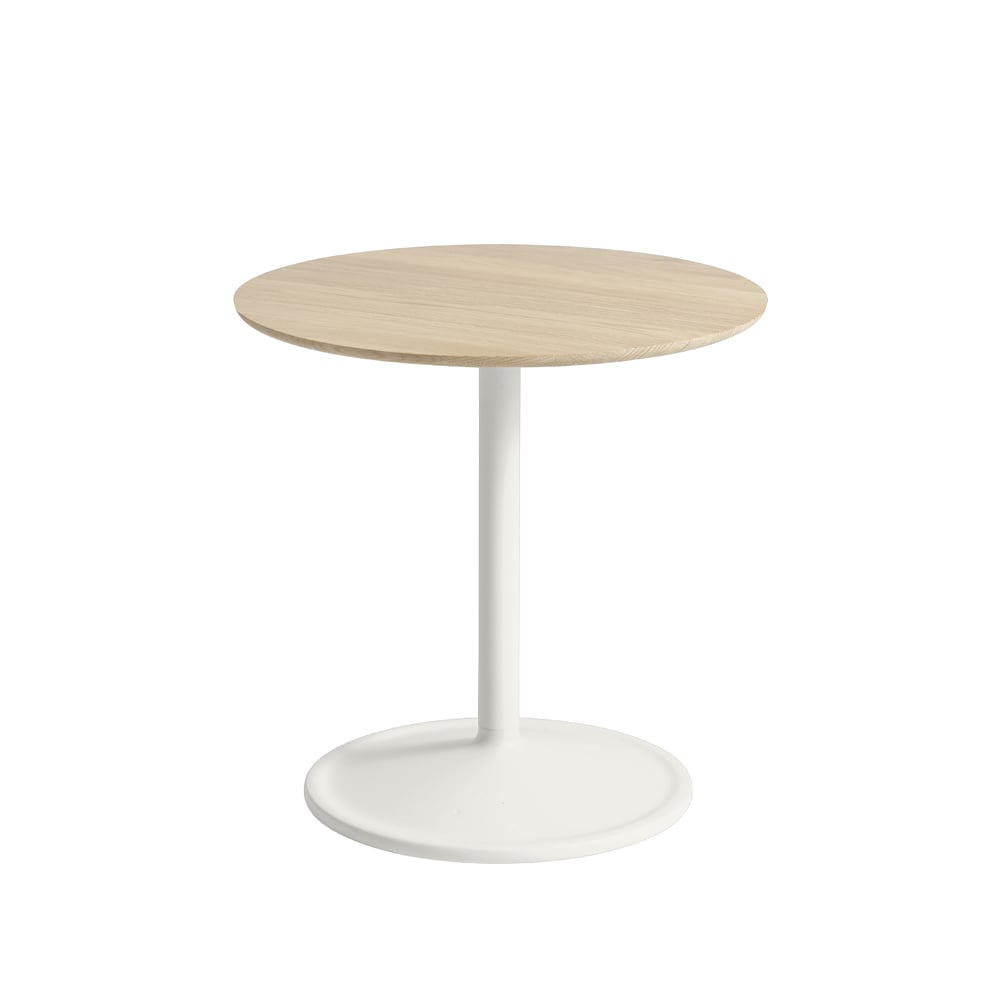 Bilde av Muuto Soft sidebord Ø 48 cm Oak-Off white H: 48 cm