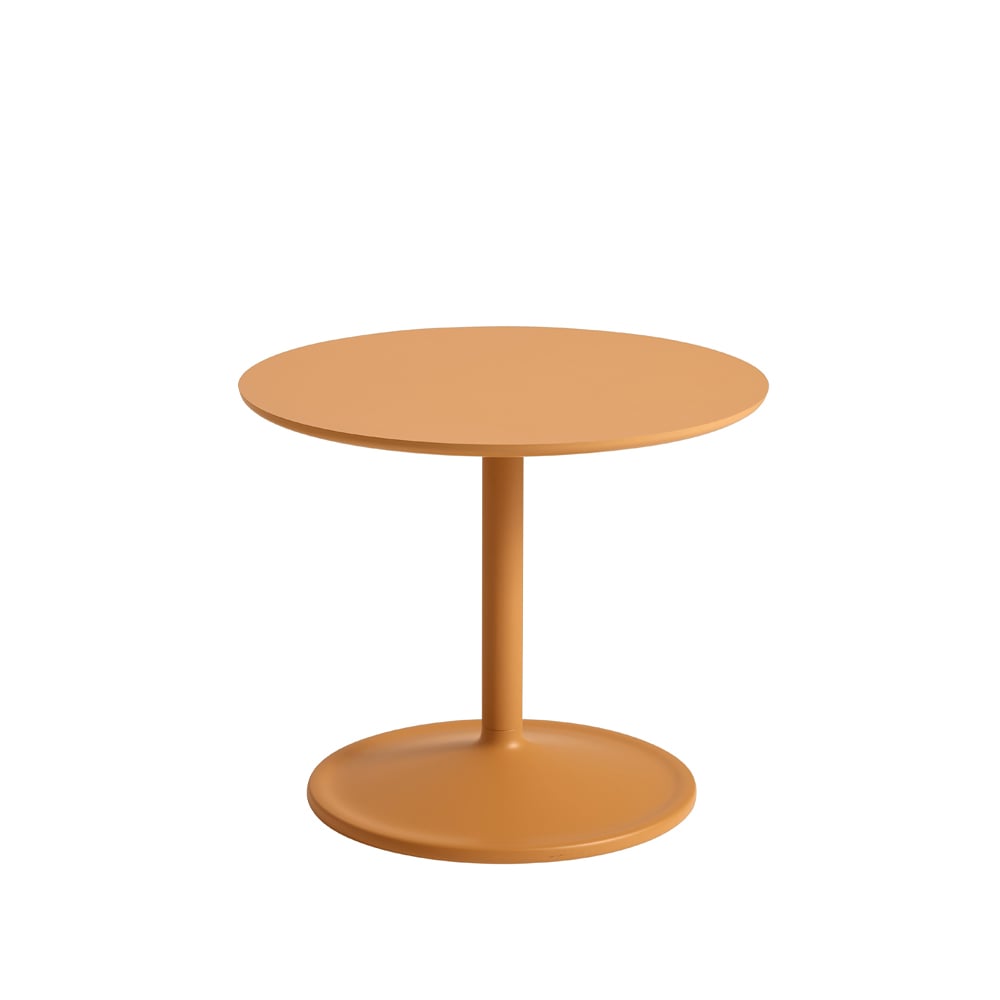 Bilde av Muuto Soft sidebord Ø 48 cm Orange laminate H: 40 cm