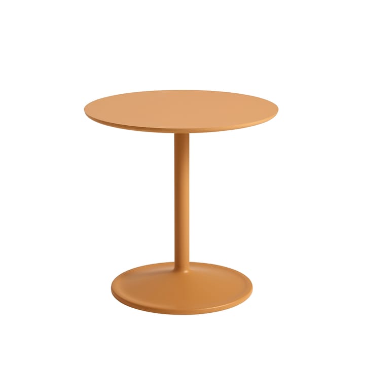 Soft sidebord Ø 48 cm, Orange laminate H: 48 cm Muuto