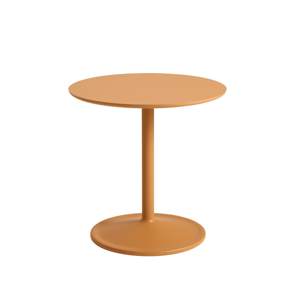 Bilde av Muuto Soft sidebord Ø 48 cm Orange laminate H: 48 cm